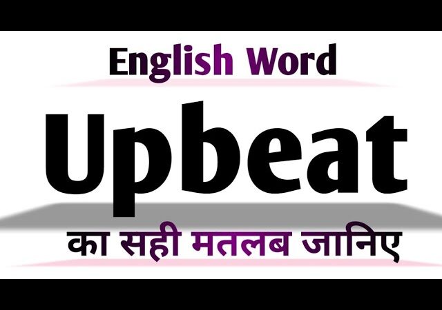 Synonyms Upbeat