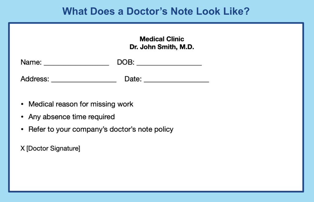 Doctors note