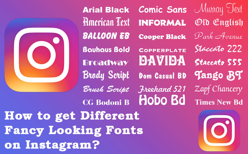 Instagram Fonts