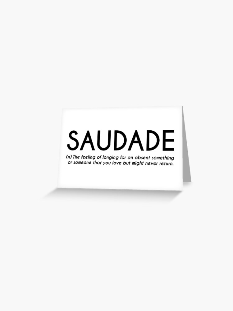 Saudade