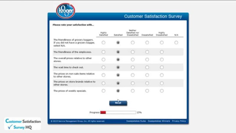 Kroger Survey