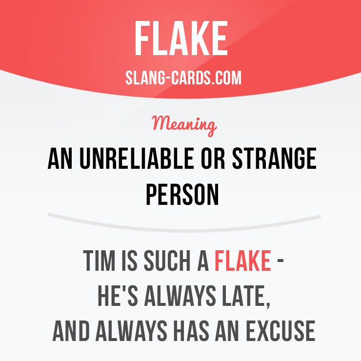 Meaning of Flaky