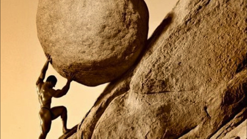 One Must Imagine Sisyphus Happy