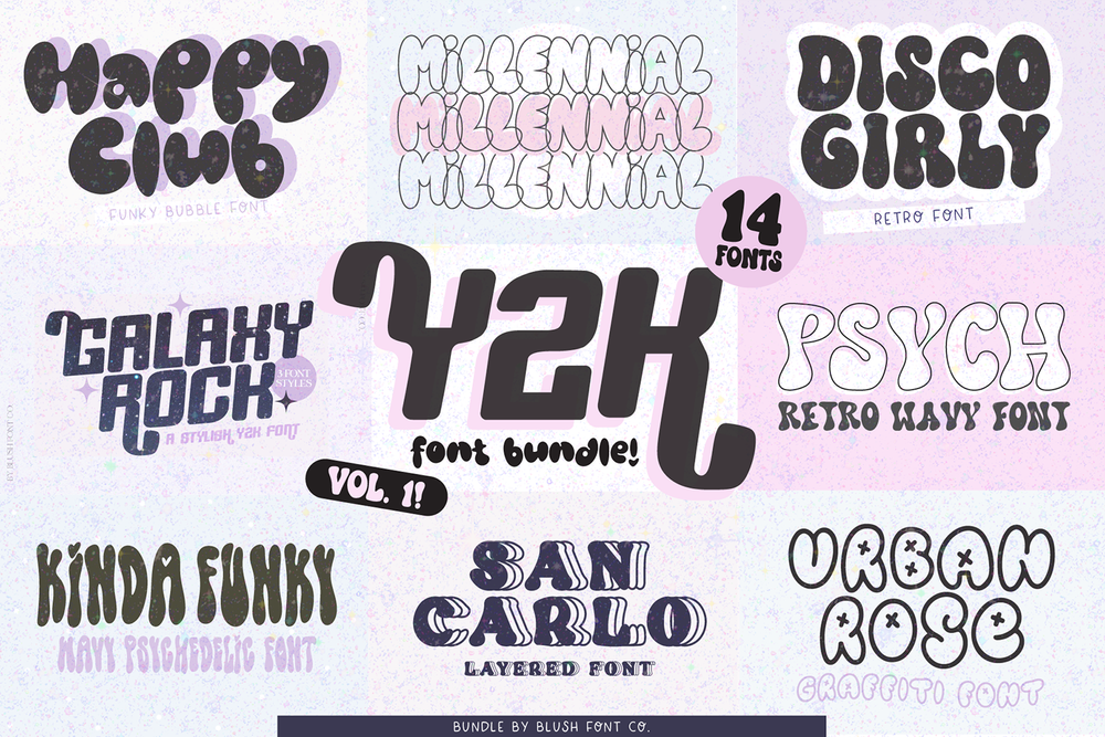 Y2k Fonts